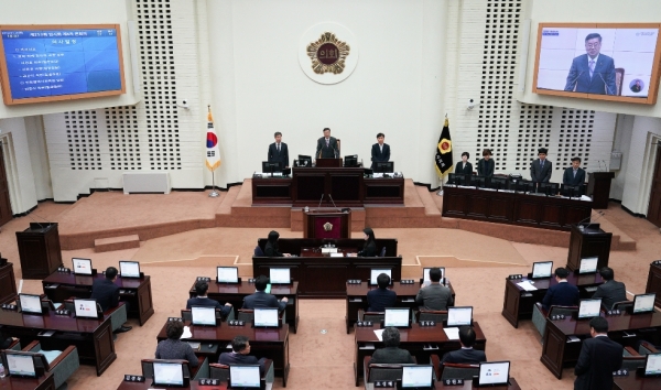 인천시의회 본회의 장면