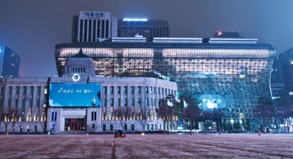 서울시청 (소등 전)