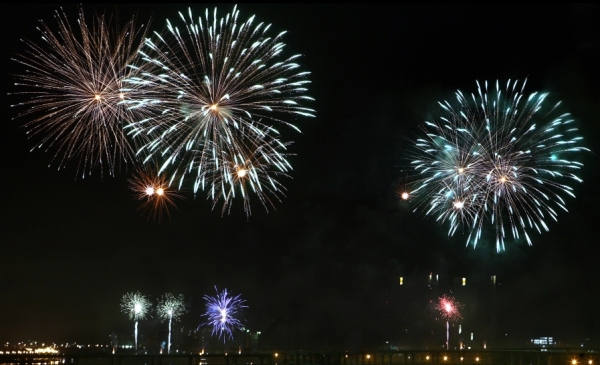 크루즈개항 기념 불꽃축제