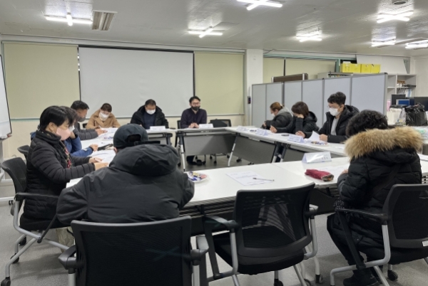 고강지역 도시재생 주민·상인협의체 1월 운영회의 개최 모습