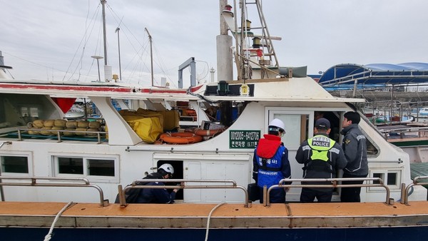 경기도 연근해 어선 108척 대상으로 관계기관 합동 안전점검
